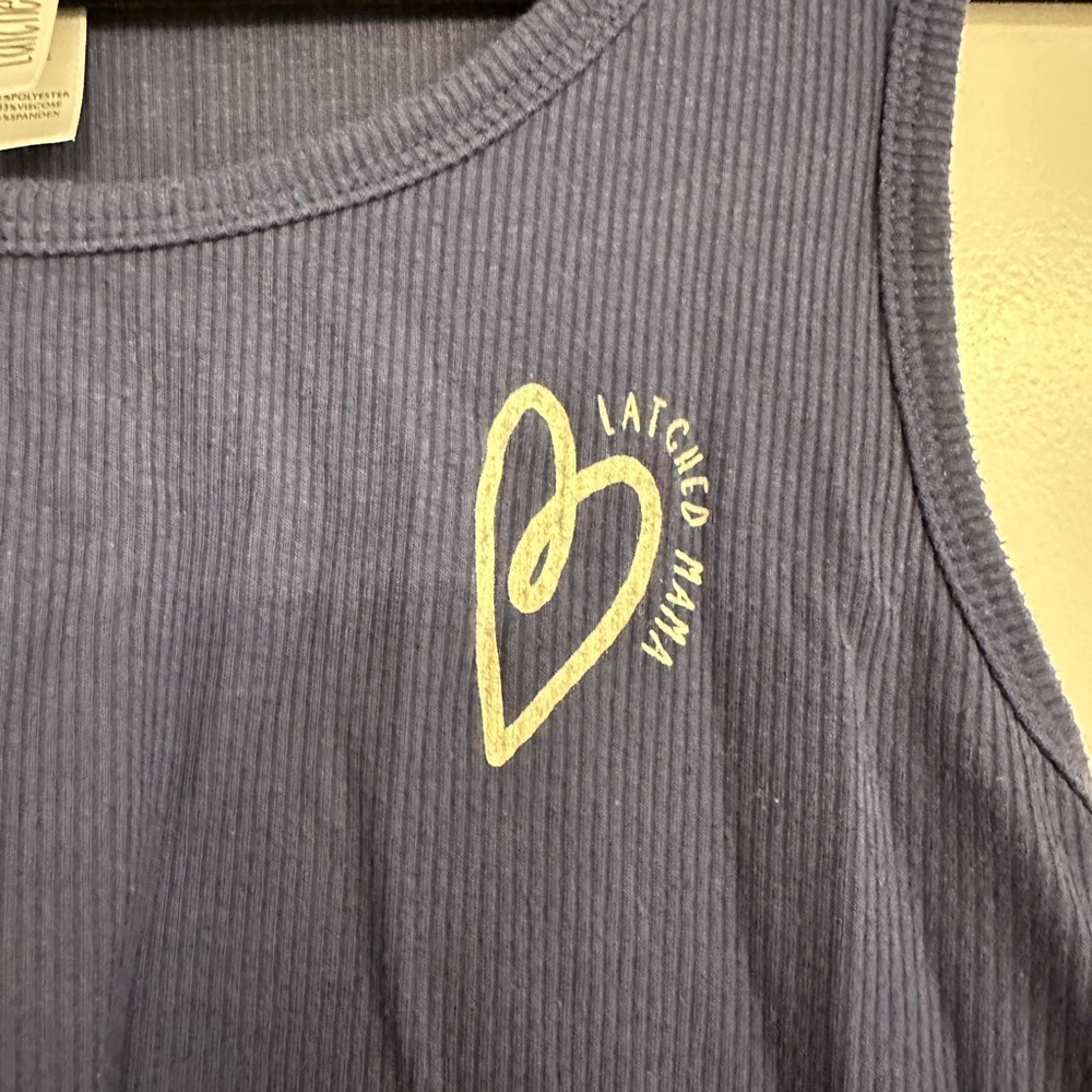 Latched Mama ribbed nursing tank